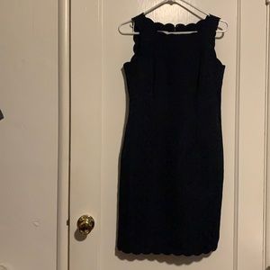 Talbots women dress, size 2p. Color: Navy Blue